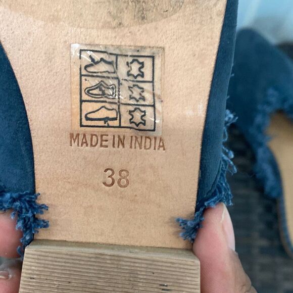 Free people pointy slip on shoes women size 38 - Picture 6 of 6